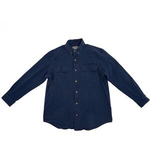 VINTAGE Duluth Trading Co Fire Hose Heavy Workwear Shacket | Utility Overshirt